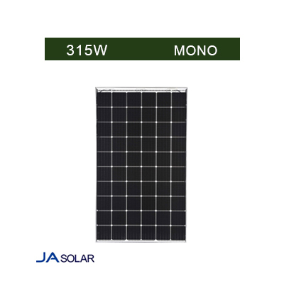 پنل خورشیدی مونوکریستال 315 وات JA SOLAR مدل JAM60S09 -315/PR