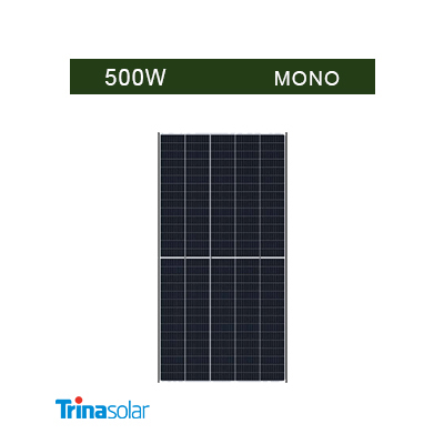 پنل خورشیدی مونو کریستال 500 وات Trina solar مدل TSM-DE18M